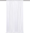 White Sequin Backdrop Curtains-1 Panel 3FTx8FT White Backdrop by SoarDream