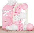 PartyWoo Pink and White Balloons, Party Decorations by PartyWoo