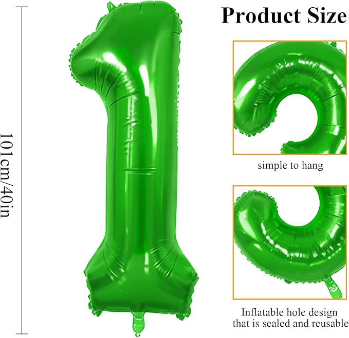 Number 41 Balloons for 41st Birthday Party Decorations, 0-100 Large No.41 - Image 2