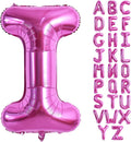 TONIFUL 40 Inch Large Rose Red Letter I Balloons by TONIFUL