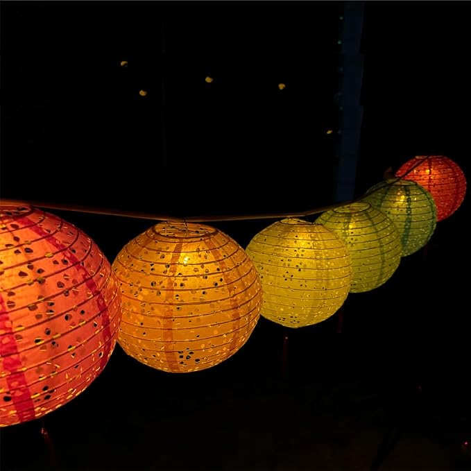 12Pcs Chinese Lunar New Year Decorations 2026 Chinese Paper Lanterns Decorative - Image 7