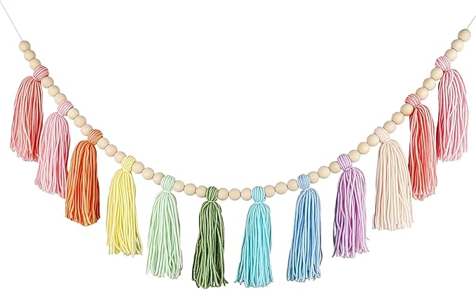 Boho Yarn Tassel Garland by APESO