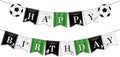 Soccer Happy Birthday Banner Bunting Garlands Sign Soccer Birthday Party by Adecortalk