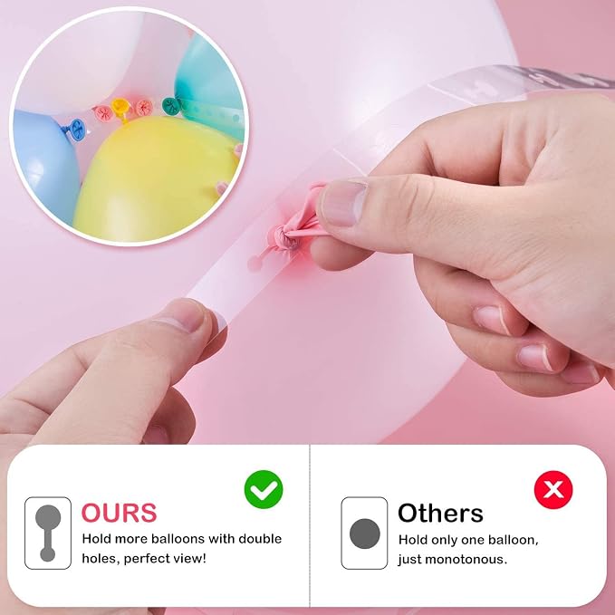 Balloon arch kit and Balloon Garland Kit, 2 Pack Balloon Garland Strips - Image 5