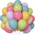 Boho Rainbow Balloons 60 Pcs Hippie Floral Wildflower Retro Pink Green Yellow by Froova