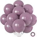 Mauve Balloons 18 Inch 24 Pack Matte Helium Latex Round Balloons by KALOR