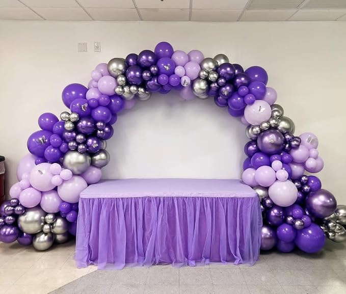 Lukiituke Purple Balloons, Bridal Showerl Decorations - Image 3