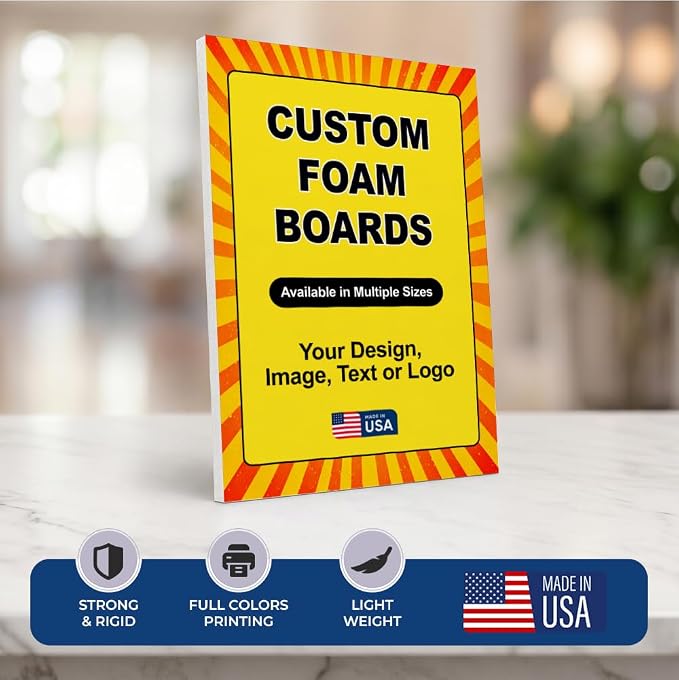 Custom Poster Boards by DC | Personalized Foam Core Display Sign Printing - Image 3