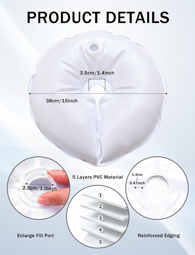 8 Pcs Water Weight Bags for Balloon Column Stand and Arch | Balloon Weights - Image 2