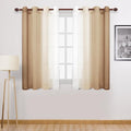 DWCN Ombre Short Sheer Curtains by DWCN