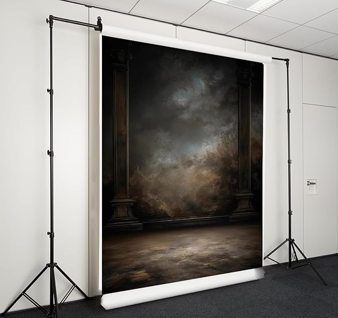 5x7ft Dark Vintage Photography Backdrops Portrait Photo Backdrop Wedding Bridal - Image 3