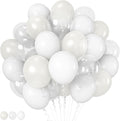 HILAVO White Balloons 12 Inch Wedding Pearl White Latex Balloons, Thicker Matte by HILAVO