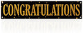 Congratulations Banner Decor, Elegant Celebration Decoration by Unknown