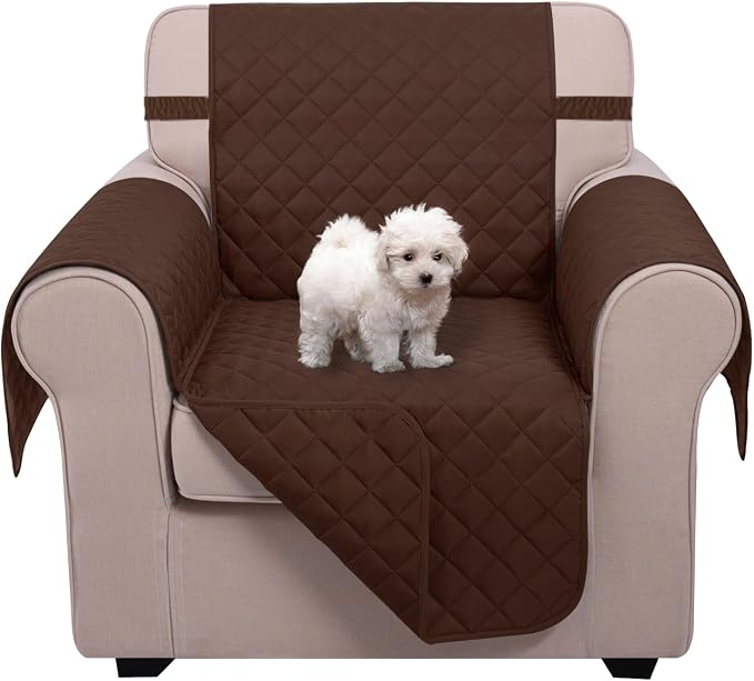 U-NICE HOME Reversible Oversized 28''Chair Covers, Pet Friendly, Elastic Straps by U-NICEHOME