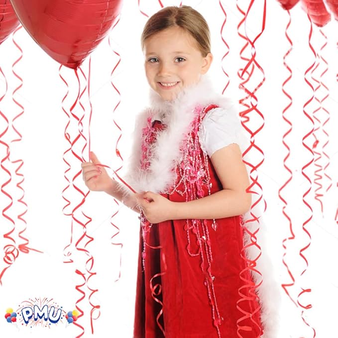 PMU 500 Yards x 3/16in Red Crimped Curling Ribbon String - Image 2