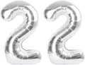 22 Balloon Numbers 40Inch for 12 22th Year Old Birthday Decorations, Inflation by Mluchee
