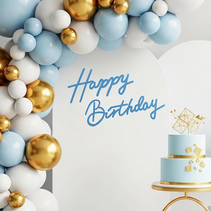 TONIFUL Happy Birthday Sign for Backdrop by TONIFUL