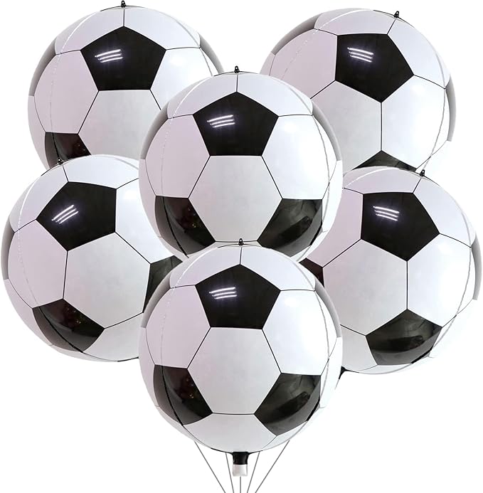 22 Inch 4D Soccer Foil Balloons by Lingqiang