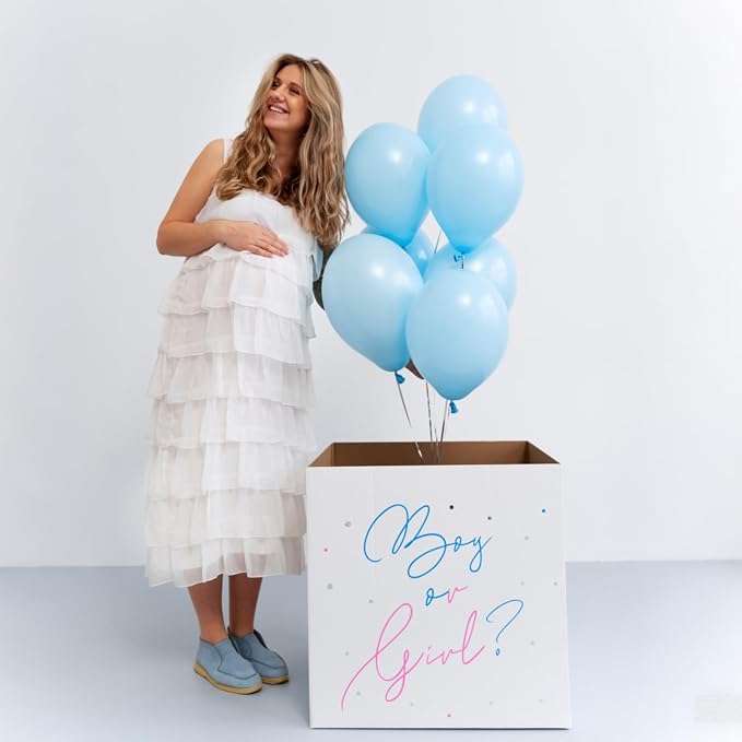 Pastel Blue Latex Balloons 100 Pack 12 inch Light Blue Party Balloons Round - Image 7