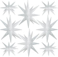 TONIFUL 8 Pcs Explosion Star Balloons White Foil Balloon Party Decorations | 2 by TONIFUL