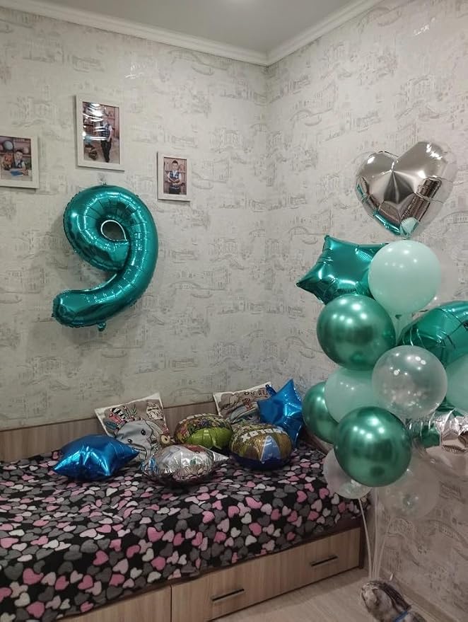 Nile Blue Number 6 Balloon 40 Inch - Image 3