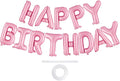 Happy Birthday Balloons Banner, Foil Balloon Personalized Name Letters Balloons by TOTAFAM