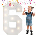 3FT Light Up Numbers Letters, Marquee Light Up Letters, Giant Mosaic Balloon by MerryMosaics