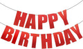 Happy Birthday Banner for Birthday Party Decorations Red by MEETINGU