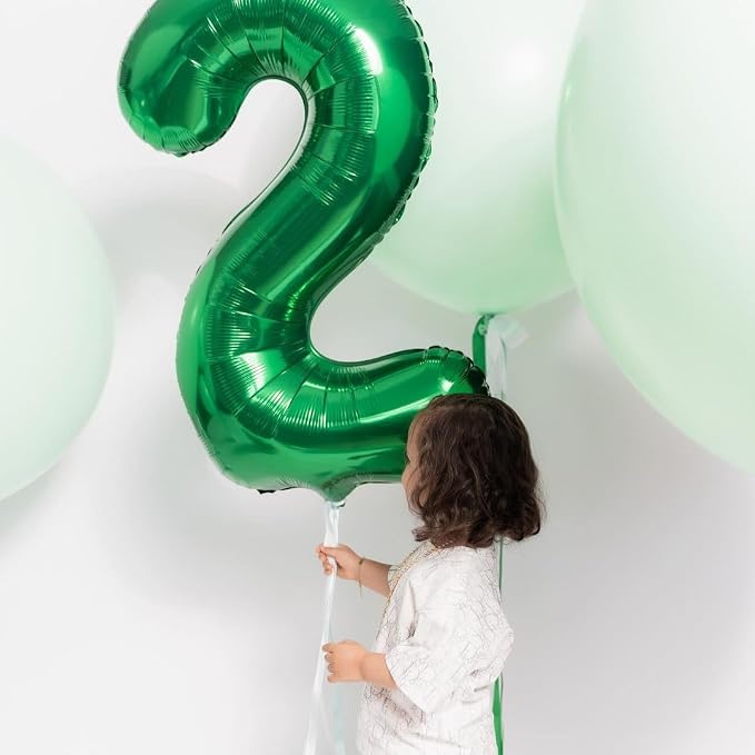 Green Number 13 Balloon 40 Inch, 13th Birthday Party Decorations Men Women | - Image 3