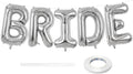 BRIDE Balloons Bachelorette, 40 Inch Foil Mylar, Helium-fillable, by BBPOOL