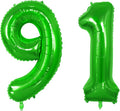 Number 91 Balloons for 91st Birthday Party Decorations, 0-100 Large No.91 by Joycard