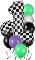 Monster Truck Birthday Party Theme 40 Inch Checkered Number Balloon 1 | by GGDE