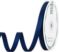 woric 120 Yards Navy Blue Ribbon 3/8 Inch Thin Dark Blue Satin Ribbons | by woric