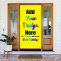 Custom Banners and Signs 35.4x72.8 Inch, Personalized Front Door Cover by ZOLRITH