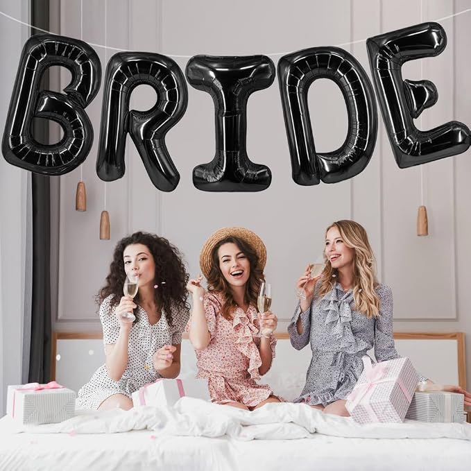 Bride Balloons 40 Inch Bachelorette Balloons Wedding Balloon Letter Balloon - Image 6