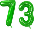 Number 73 Balloons for 73rd Birthday Party Decorations, 0-100 Large No.73 by Joycard