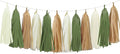 Sage Green Tassel Garland for Woodland Baby Shower Decorations Retro Green by Aonor