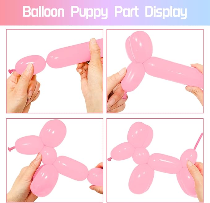 100Pcs Pastel Long Balloons forTying Balloon Arch - Image 4