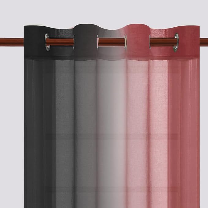 DWCN Ombre Sheer Curtains - Image 3