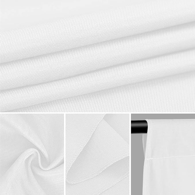 CPLIRIS 10x12ft White Backdrop Photography Photo Shooting Background - Image 2