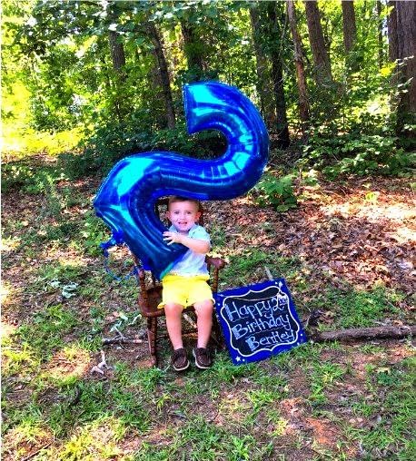 Navy Blue Number 6 Balloon 40 inch, 6th Birthday Party Balloons Decorations | - Image 7