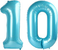 Pearl Blue 10 Number Balloon by Upgesy