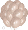 20 Pcs Beige White Round Shaped Balloons, 18 Inch Round Foil Balloon, Giant by YOTHORN