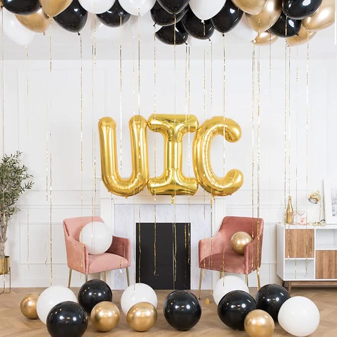 Gold Letter Balloons 40 Inch Large Letter Q Balloon Aluminum | Foil Mylar Big - Image 5