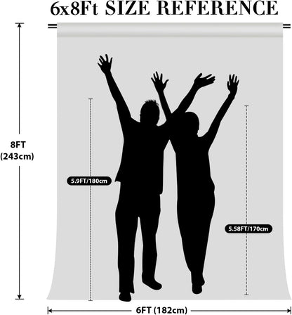 Eternal Beauty Orange Sequin Backdrop, 6x8 Ft Halloween Glitter Background Curtains for Shimmer Photography Party Wedding Birthday Back Drop Decor