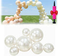Reusable Inflatable Balloon Garland Arch Kit, 43in/15in Linked Pvc Balloons by Unknown