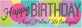 Let's Make Memories Personalized Happy Birthday Banner by LetsMakeMemories