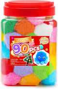 Iooleem Large Pom Poms, 1.5 inch, Pom Poms by IOOLEEM