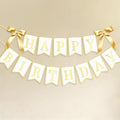 Bow Happy Birthday Banner for Bow Birthday Decorations Bows Garland for Women by JOTTING
