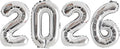 2026 Foil Number Balloons for 2026 New Year Eve Festival Party Supplies by GOER